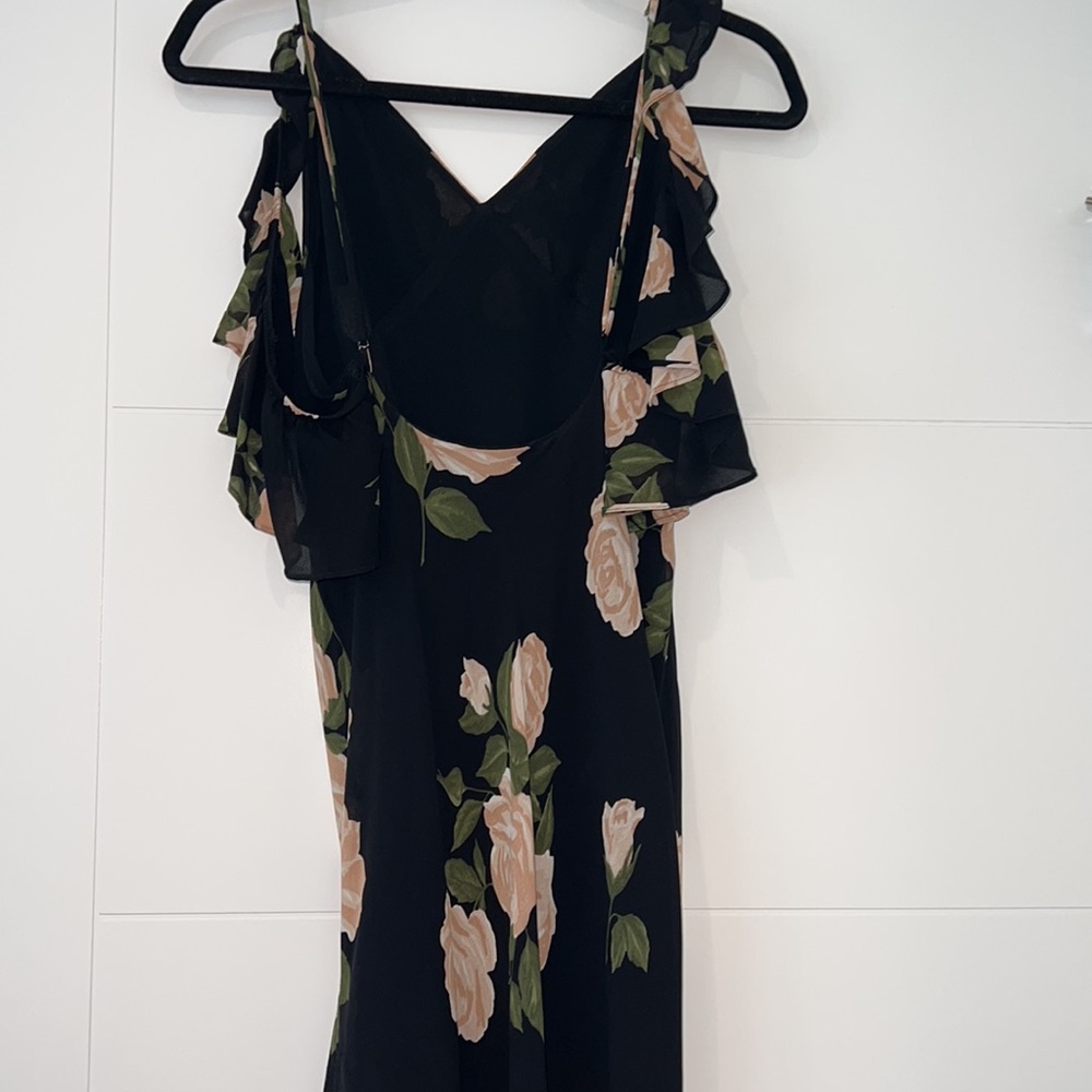 Reformation floral maxi rose dress - Picture 8 of 9